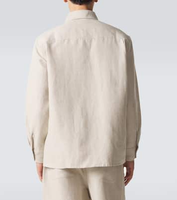 Linen overshirt | Saman Amel