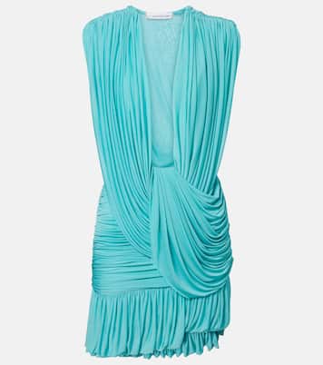 Ripple draped jersey minidress | Christopher Esber