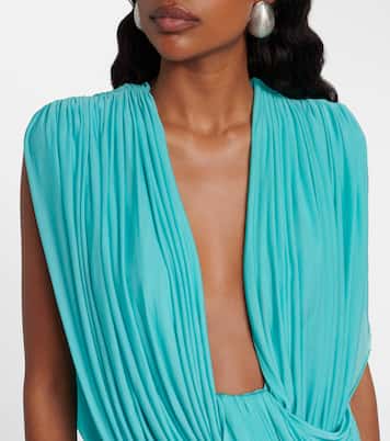 Ripple draped jersey minidress | Christopher Esber