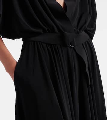 Belted oversized midi dress | Norma Kamali