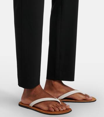 Flamenca wool straight pants | The Row