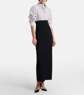 Iphora wool maxi skirt | The Row