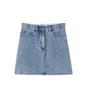 Patch-appliqué denim skirt | Stella McCartney Kids