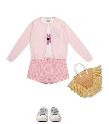 Gingham cotton-blend shorts | Il Gufo