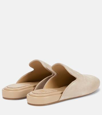 Slippers Navy Coolito Donna in suede | Christian Louboutin