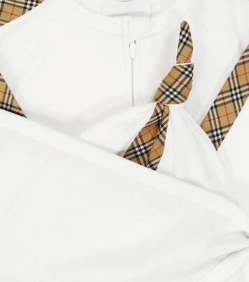 Baby onesie, bib and hat set | Burberry Kids