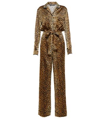 Animal-print silk-blend jumpsuit | Dolce&Gabbana