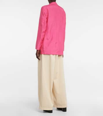 Blazer aus Seide und Baumwoll-Pongé | Dries Van Noten