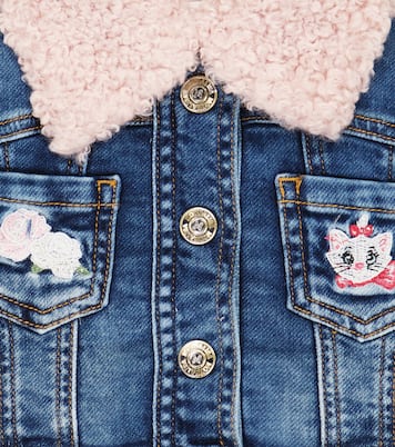 Baby embroidered denim jacket | Monnalisa