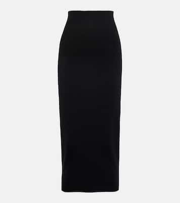 VB Body high-rise knit midi skirt | Victoria Beckham