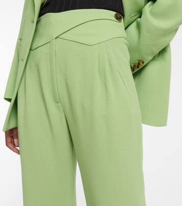 High-Rise Hose aus Schurwolle | Blazé Milano