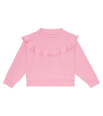 Ruffled cotton sweatshirt | Il Gufo