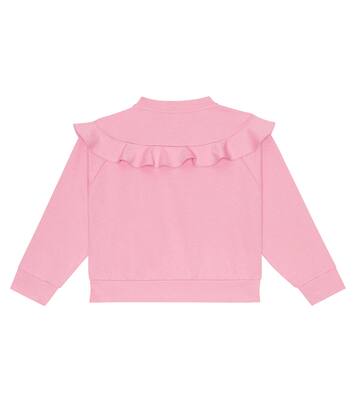 Ruffled cotton sweatshirt | Il Gufo