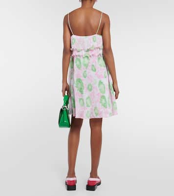 Floral georgette minidress | Ganni