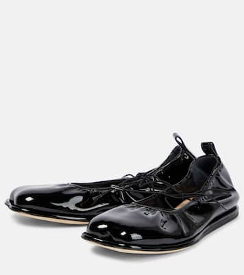 Patent leather ballet flats | Simone Rocha