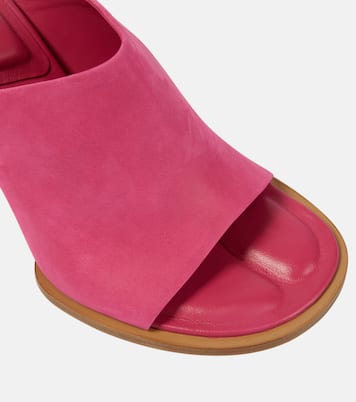 Les Mules Rond Carré绒面革穆勒鞋 | Jacquemus