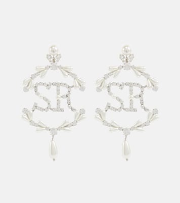 Pendientes de perlas con cristales | Simone Rocha
