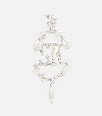 Pendientes de perlas con cristales | Simone Rocha