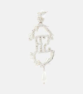 Pendientes de perlas con cristales | Simone Rocha