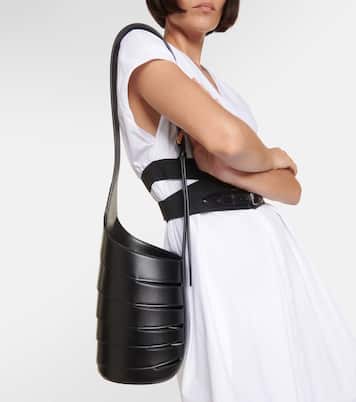 Babel Small leather shoulder bag | Alaïa