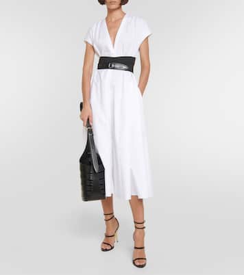 Babel Small leather shoulder bag | Alaïa