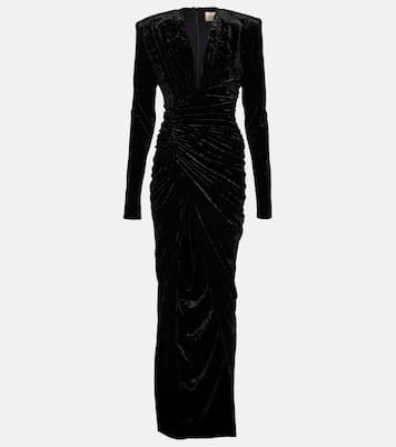 Robe aus Samt | Alexandre Vauthier