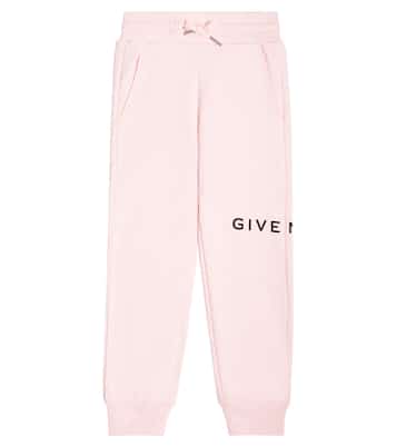 Logo cotton-blend jersey sweatpants | Givenchy Kids