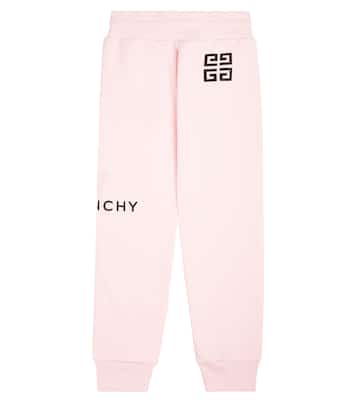 Logo cotton-blend jersey sweatpants | Givenchy Kids