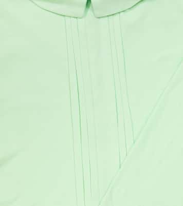 Tonia pleated cotton jersey top | Morley