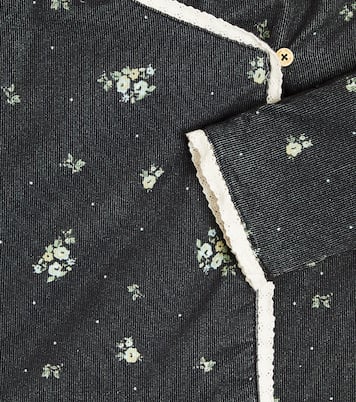 Baby Camille floral corduroy jacket | C'era Una Volta