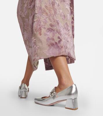 Escarpins Très Vivier en cuir métallisé | Roger Vivier