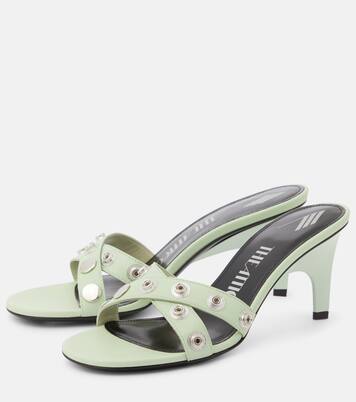 Verzierte Sandalen Cosmo aus Leder | The Attico