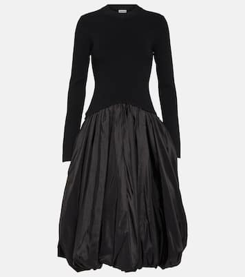 Kenlie taffeta-trimmed midi dress | Simkhai