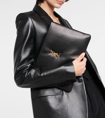 Calypso Large leather pouch | Saint Laurent