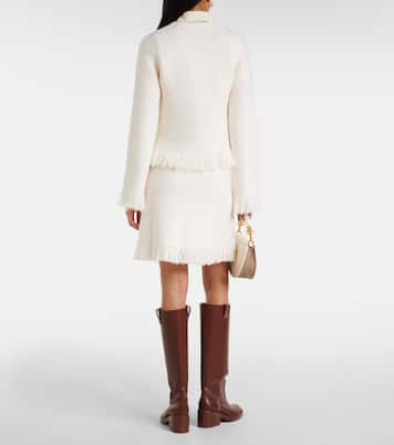 Wool, silk, and cashmere-blend jacket | Chloé