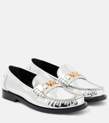 Loafers Medusa '95 aus Metallic-Leder | Versace