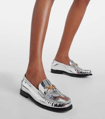 Loafers Medusa '95 aus Metallic-Leder | Versace