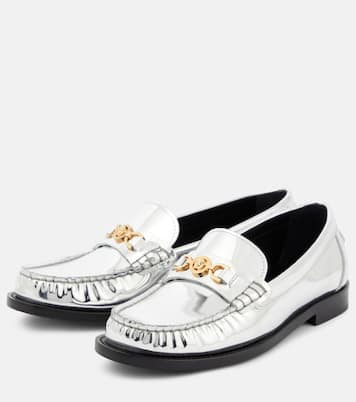 Loafers Medusa '95 aus Metallic-Leder | Versace