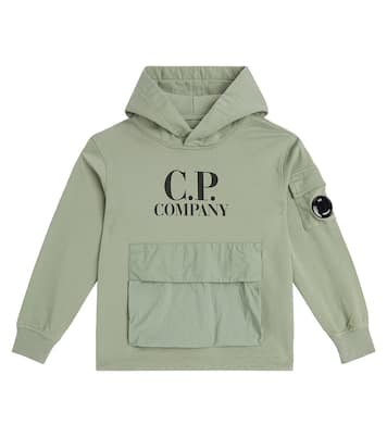 Sudadera con capucha de algodón con logo | C.P. Company Kids