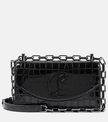 Loubi54 croc-effect leather shoulder bag | Christian Louboutin