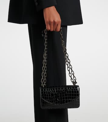 Loubi54 croc-effect leather shoulder bag | Christian Louboutin