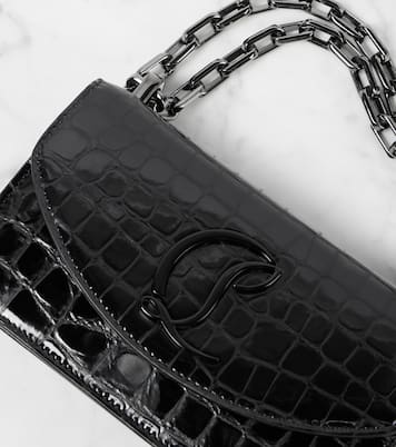Loubi54 croc-effect leather shoulder bag | Christian Louboutin