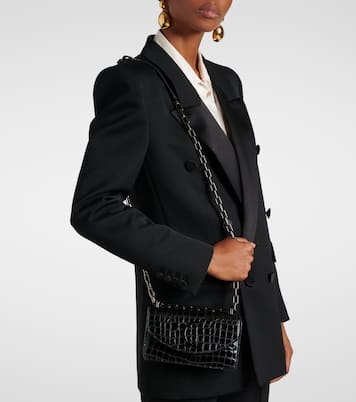 Loubi54 croc-effect leather shoulder bag | Christian Louboutin
