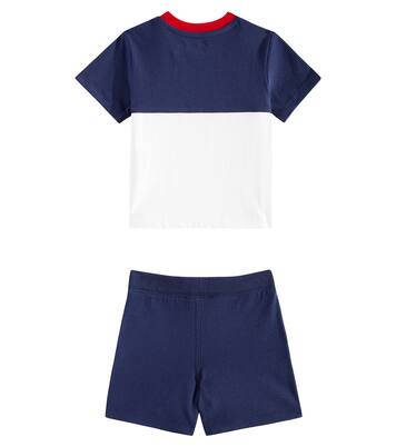 Baby logo cotton T-shirt and shorts set | Polo Ralph Lauren Kids