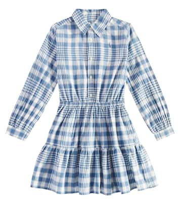 Robe chemise en coton à carreaux | Polo Ralph Lauren Kids