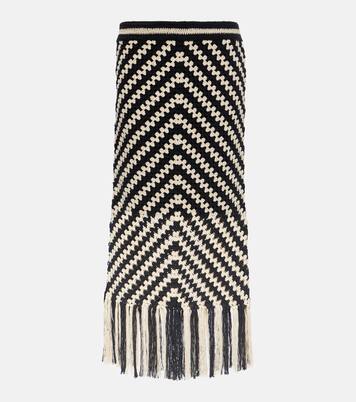 Midirock Halliday aus Häkelstrick | Zimmermann