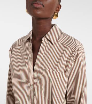 Robe chemise Roanoke en coton mélangé | Veronica Beard