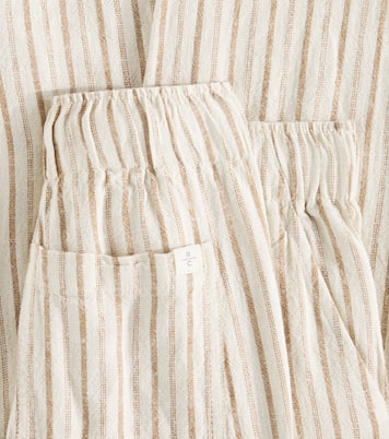 Kalen linen-blend straight pants | Rylee + Cru