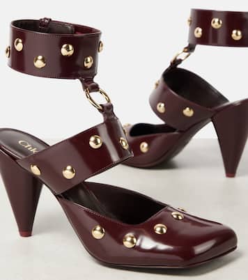 Salones Jade de piel con tachuelas | Chloé