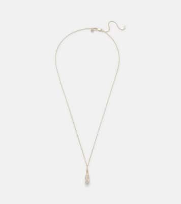 Champagne Bottle 14kt gold pendant necklace with diamonds | Sydney Evan